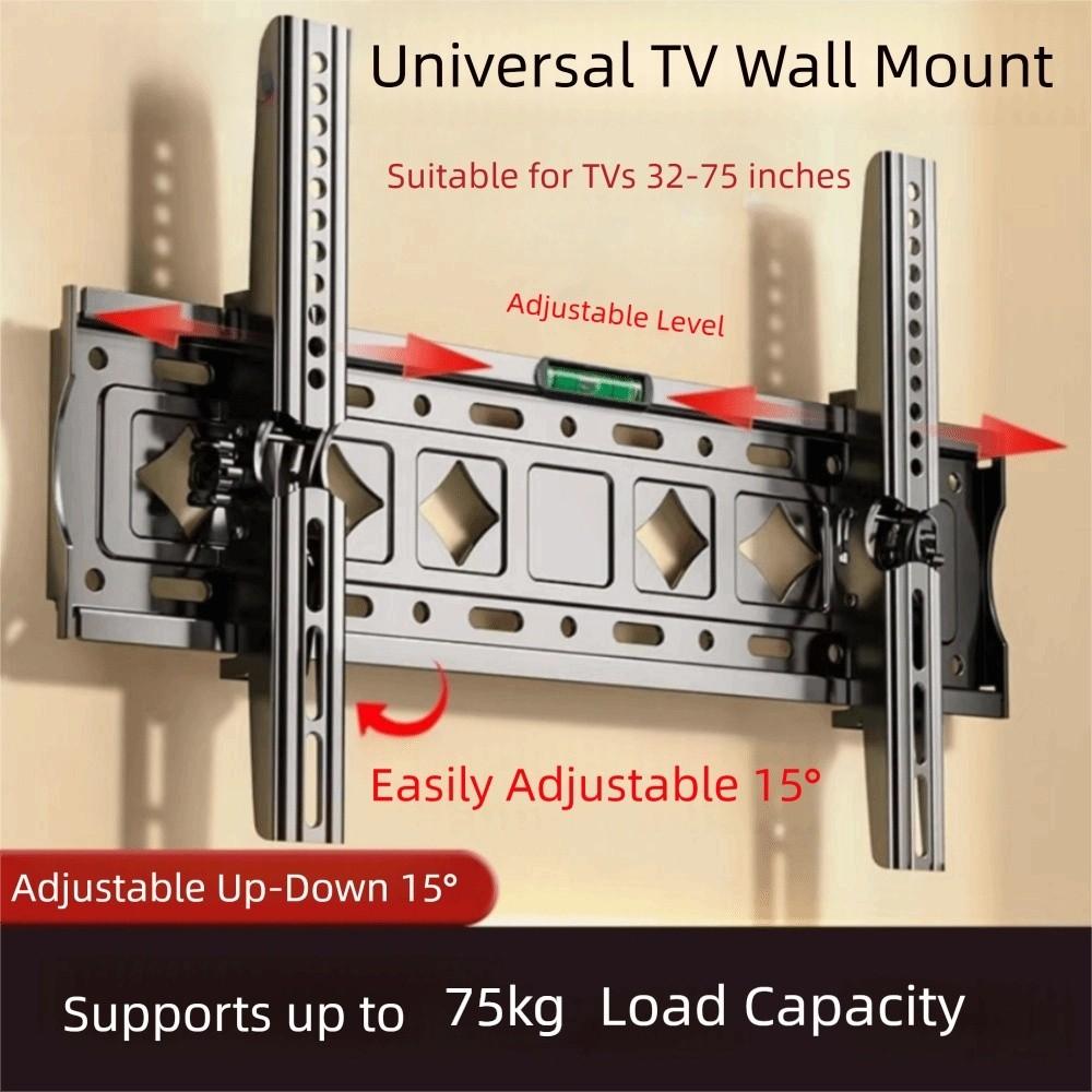 26-75 Inch Wall Mount Bracket Adjustable TV Stand Frame Universal TV Hanger  TV Support