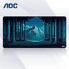 Aoc Игровой коврик для мыши серии «Все свойства», Экстрабольшой 800*400*4 мм, Утолщенный, с заблокированными краями, Офисный коврик для клавиатуры и компьютерного стола M261/93 «Текущий огонь»