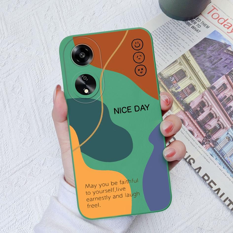 Для Oppo A7 A15 A1K A35 A55 A1 A52 A11 чехлы для телефонов модный красочный клетчатый узор мягкий жидкий силикон супер ударопрочный защитный чехол для Oppo Capa