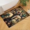 Starry Night Cat Embrace Non-Slip Home Carpet Design for Office Decor Living Room Bedroom Gift