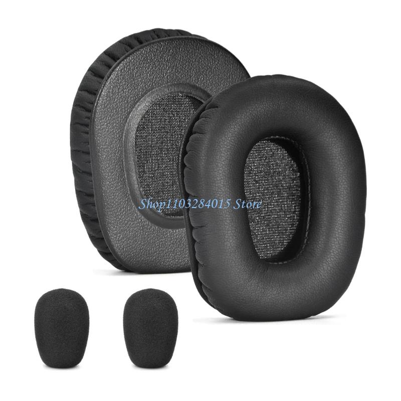 R6FF Noise Cancelling Earbud Earpads for 3450XT B350XT Headphones Ear Cover Earcups Mic Windshield for Music Lovers