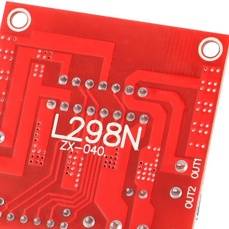 Модуль драйвера двигателя постоянного тока L298N L298N Шаговый двигатель Робот-смарт-кар Разводная плата Пельтье Высокая мощность Драйвер двигателя постоянного тока L298 для Arduino