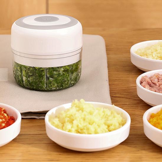 Электрический кухонный измельчитель еды, мини-давилка для чеснока, USB портативная мясорубка, измельчитель овощей для кухонных гаджетов YSL