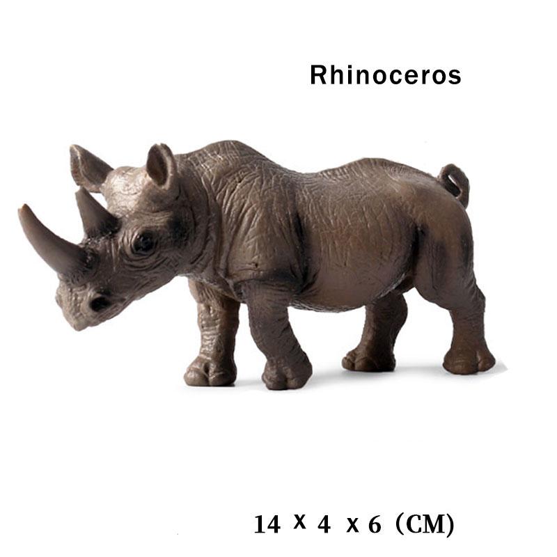 19 стилей, имитация животного, модель дикого твердого пластика, слона, носорога, бурого медведя, тигра, льва, леопарда, лошади, модель игрушки, украшения