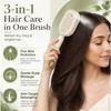 Electric Spray Massage Comb, 3-in-1 Misting Hair Brush with Scalp Massage, Rechargeable Steam Brush with Retractable Bristles, Anti-Static Detanglin