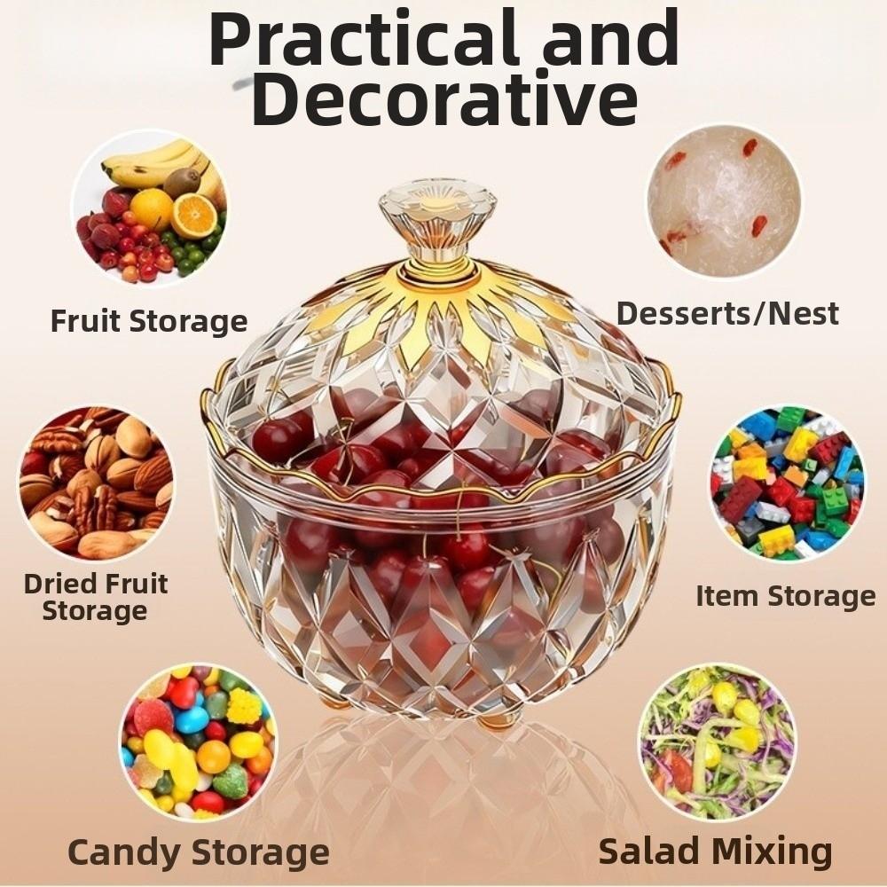 Влагозащитная прозрачная банка для конфет Пылезащитная банка для хранения фруктов Организация кухни