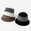 Knit Hat Winter Bucket Hat Women's Fisherman Hat