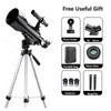 Астрономический телескоп 150 Time Professional для космоса Монокуляр 70MM Окуляр Мощный бинокль Ночное видение для кемпинга Star