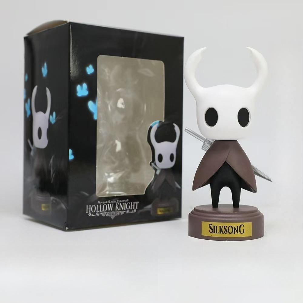 Hollow Knight - 12 см Маленький Рыцарь Аниме Модель Ручной Работы, Игровые Аксессуары, Шасси, Коллекционная Фигурка, Статуя ПВХ Модель