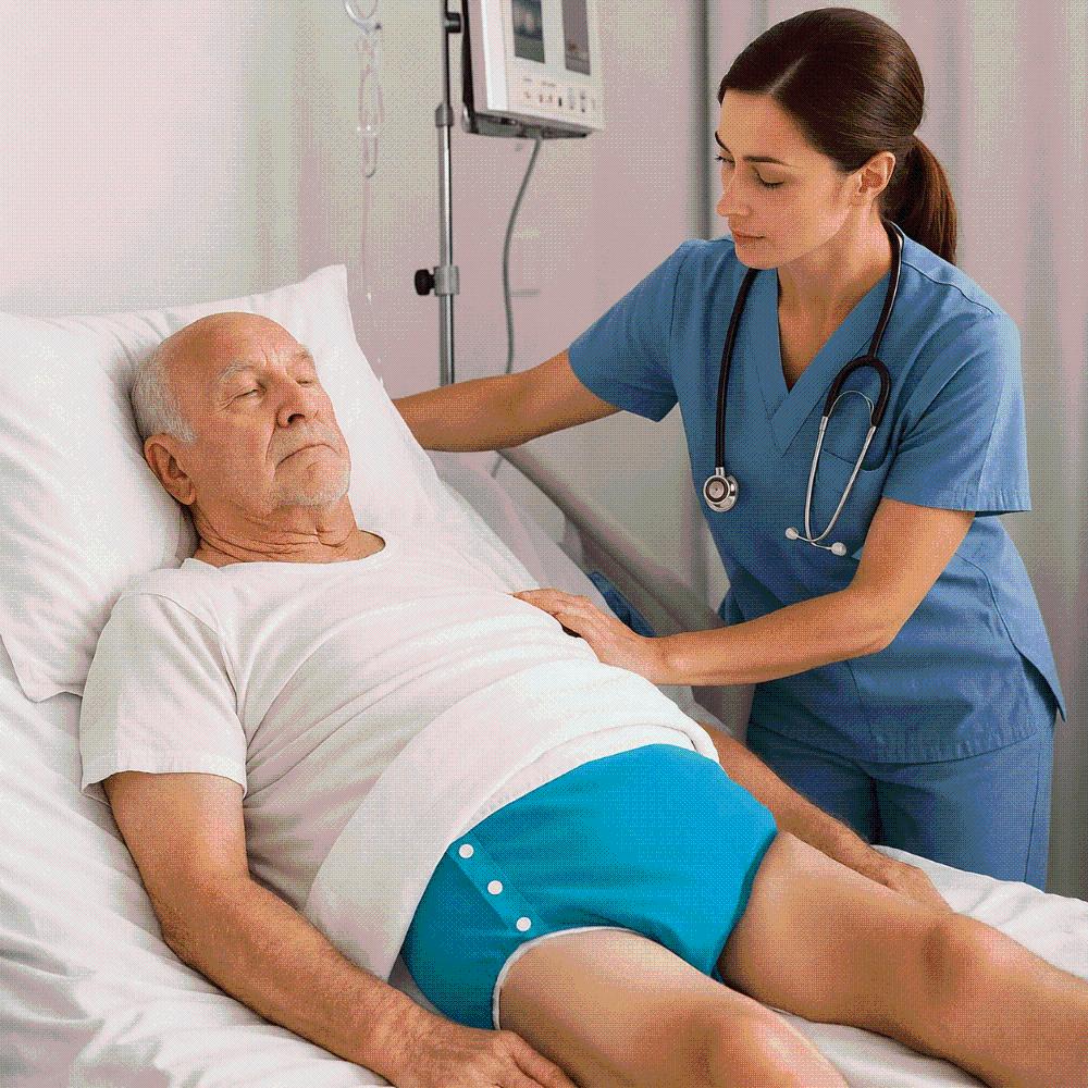 Cotton Adult Diaper Pants Leak-Proof Incontinence Underwear Washable Diaper Elderly Care