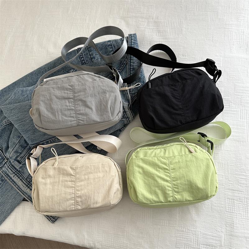 Женская нейлоновая сумка кроссбоди - 2025 Повседневная, легкая, вместительная маленькая сумка на плечо
