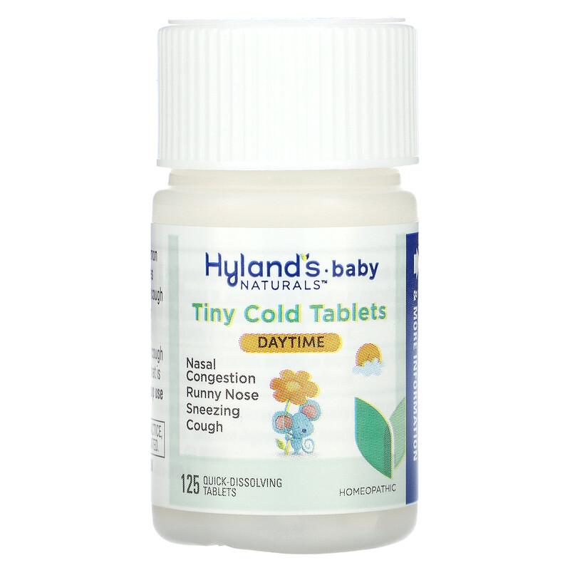 Baby, Tiny Cold Tablets, Daytime, 6+ Months, 125 Quick-Dissolving Tablets