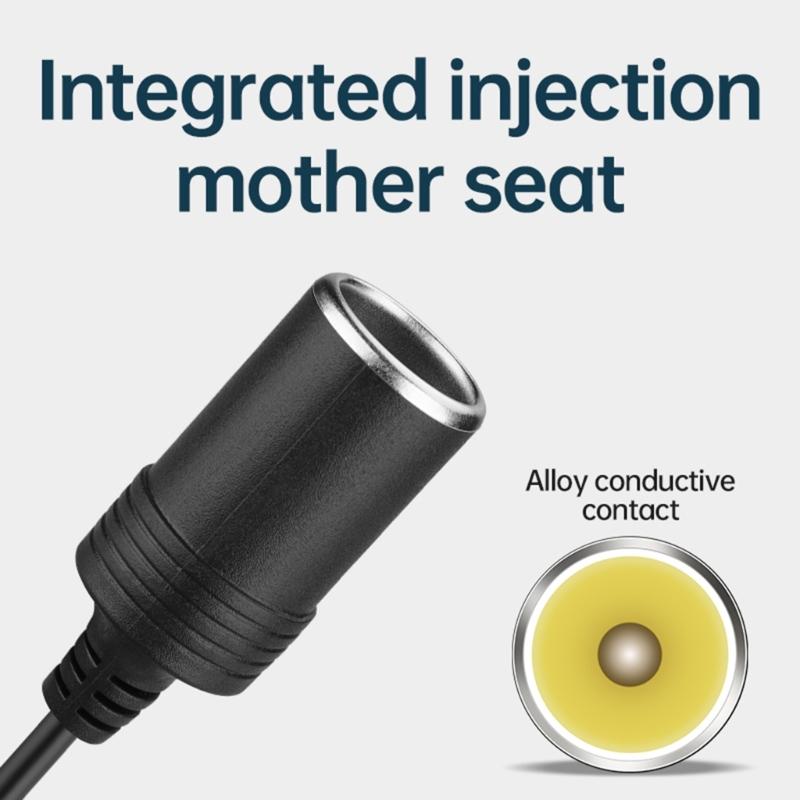 Кабель-адаптер USB Type C на 12 В для прикуривателя, кабель-адаптер USB Type C на 12 В для автомобильного вентилятора, светодиодных фонарей