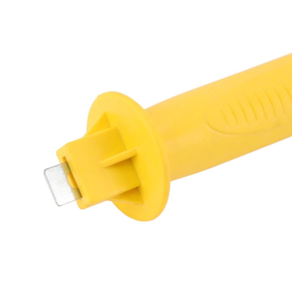 Yellow Electric Fence Handle PE Insulated Fence Grip Durable Gate Grip Bar Livestock Fence