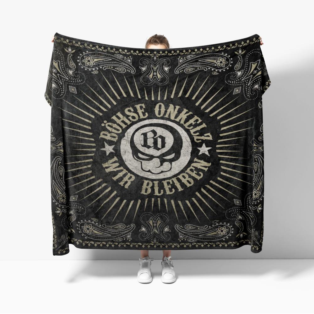 E I N S Flannel Blanket for Sofa Decoration Outdoor Bohse Onkelzs SINGER Blanket Throw Blankets Super Soft Bedroom Quilt