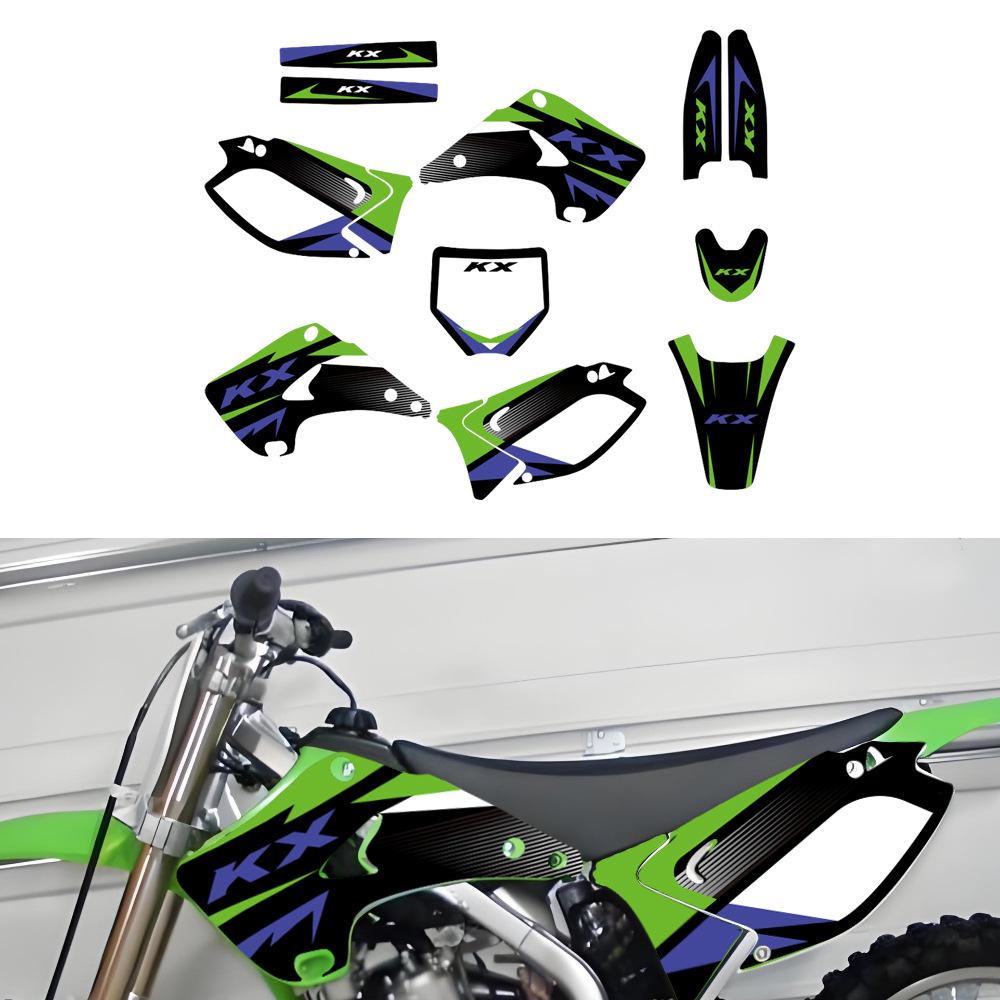 Kawasaki KX125/KX250 (03-12) Защитная пленка для наклейки на мотоцикл для бездорожья