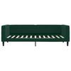 Vidaxl Sofa Rozsuwana, Ciemnozielona, 90X200 Cm, Aksamit