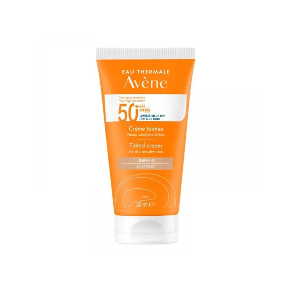 Avene Солнцезащитный тонирующий крем SPF50+ 50мл