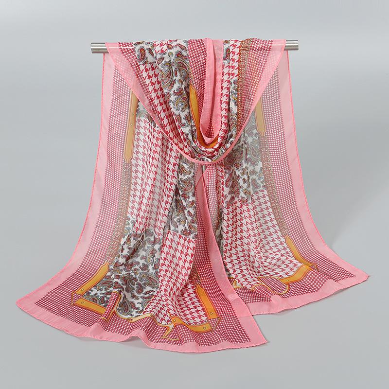 Китайский красный однотонный шифоновый маленький шелковый платок женский маленький подарок, тонкий большой красный подарок на День защиты детей