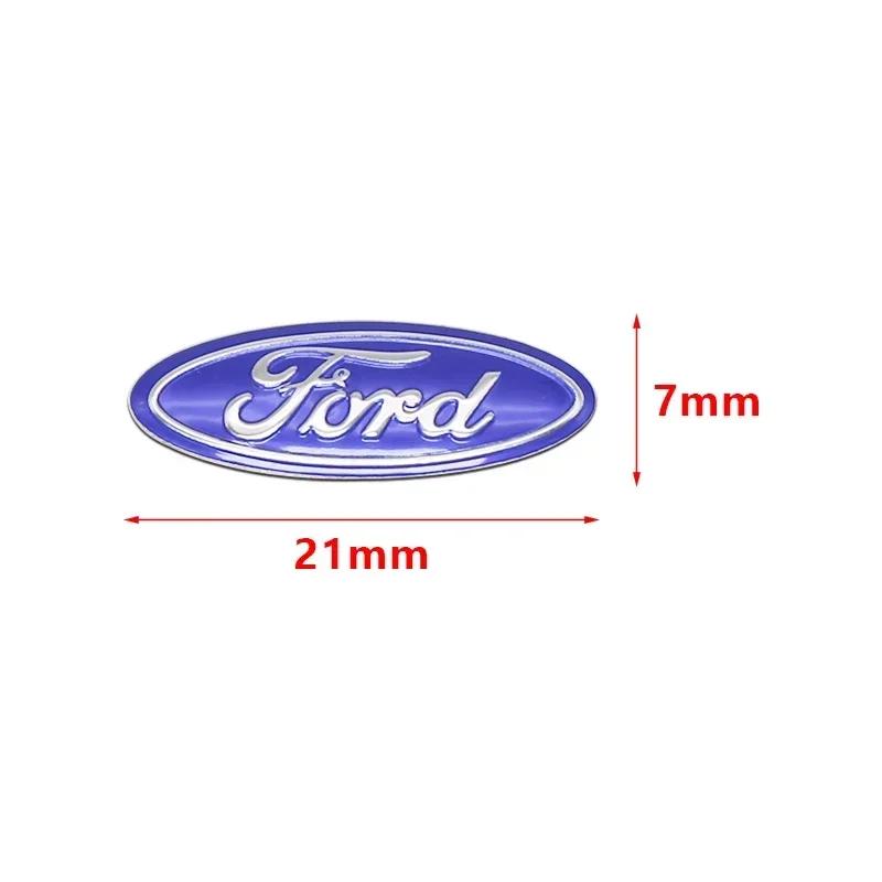 Car Sticker 2026 For Ford 21MM Ford Logo Car Remote Key Exquisite Emblem Sticker For Ford F150 Focus Ranger Fiesta Transit Musta
