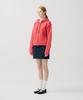 YALE Women'S Hairy Crop Knit Zip-Up Hoodie_Hot Pink