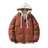 New Winter Bread Suit Men's Thickened Cotton Coat Loose Fake Two-piece Hooded Cotton Coat Coat Cotton Jacket