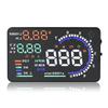 A8 OBD2 HUD Автомобильный OBD Head Up Дисплей Скорость Температура Воды Обороты Напряжение Расход Топлива Проектор на Лобовое Стекло С Сигнализацией Цифровой Датчик