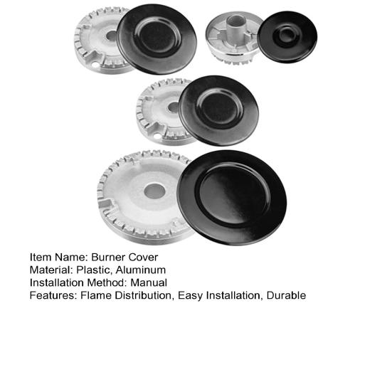 8Pcs Gas Stove Burner Cover Easy Installation High Temp Resistant Electric Stove Cover for Samsung for LG for MATAG Stovetop