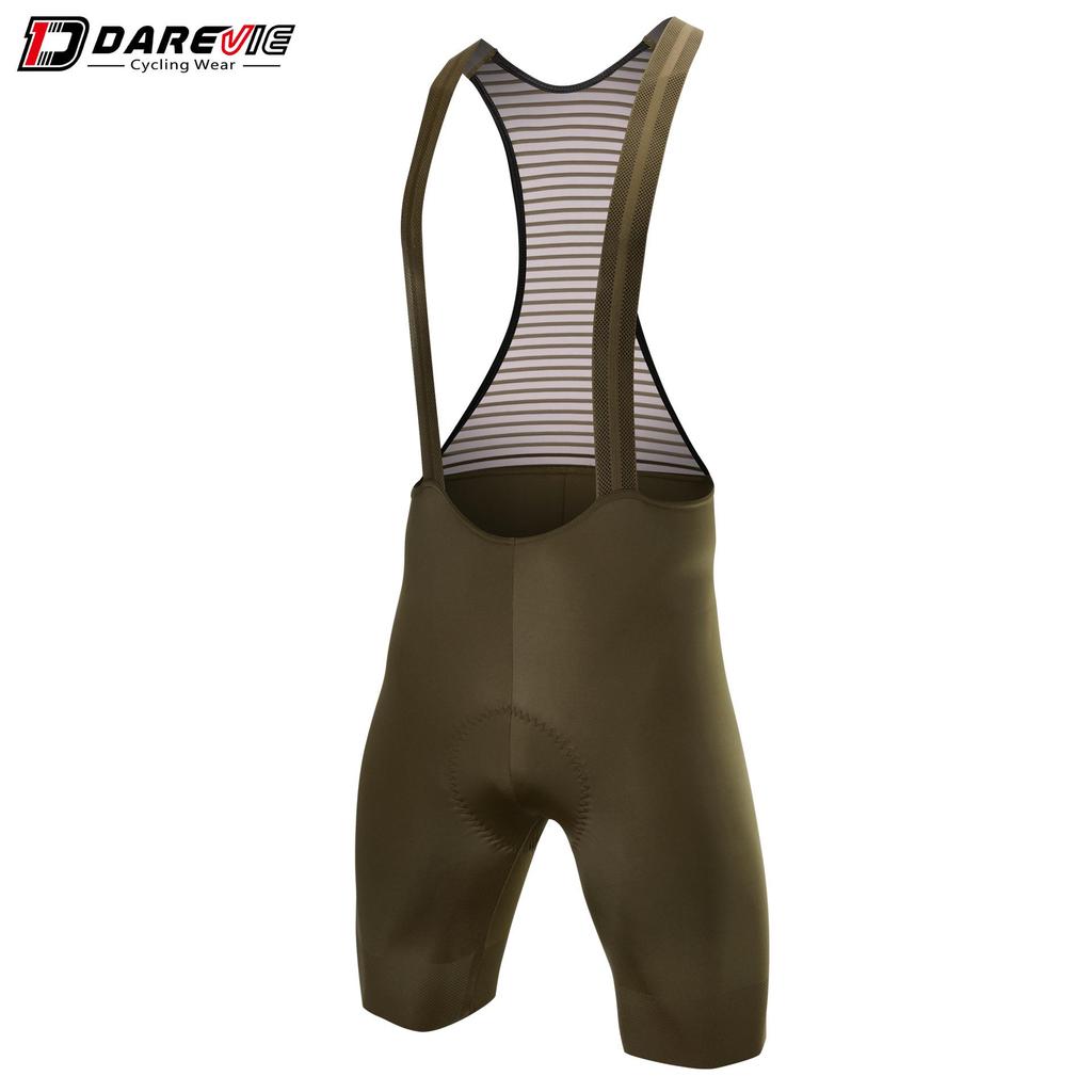 Летние велосипедные шорты-бибы Yongwei Darevie с противоскользящим эффектом - Высокоэластичные, цельные для горного/шоссейного велосипеда.