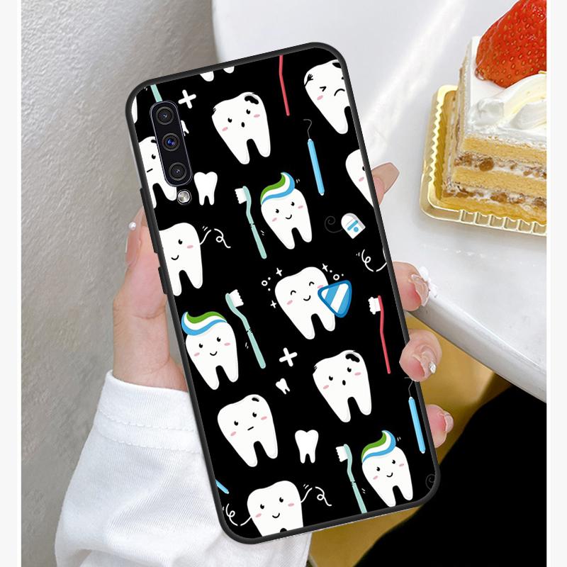 Чехол для стоматолога и медсестры для Samsung A12 A32 A42 A52 A72 A52S A03S A21S A11 A31 A51 A71 A10 A50 A70 с полным покрытием