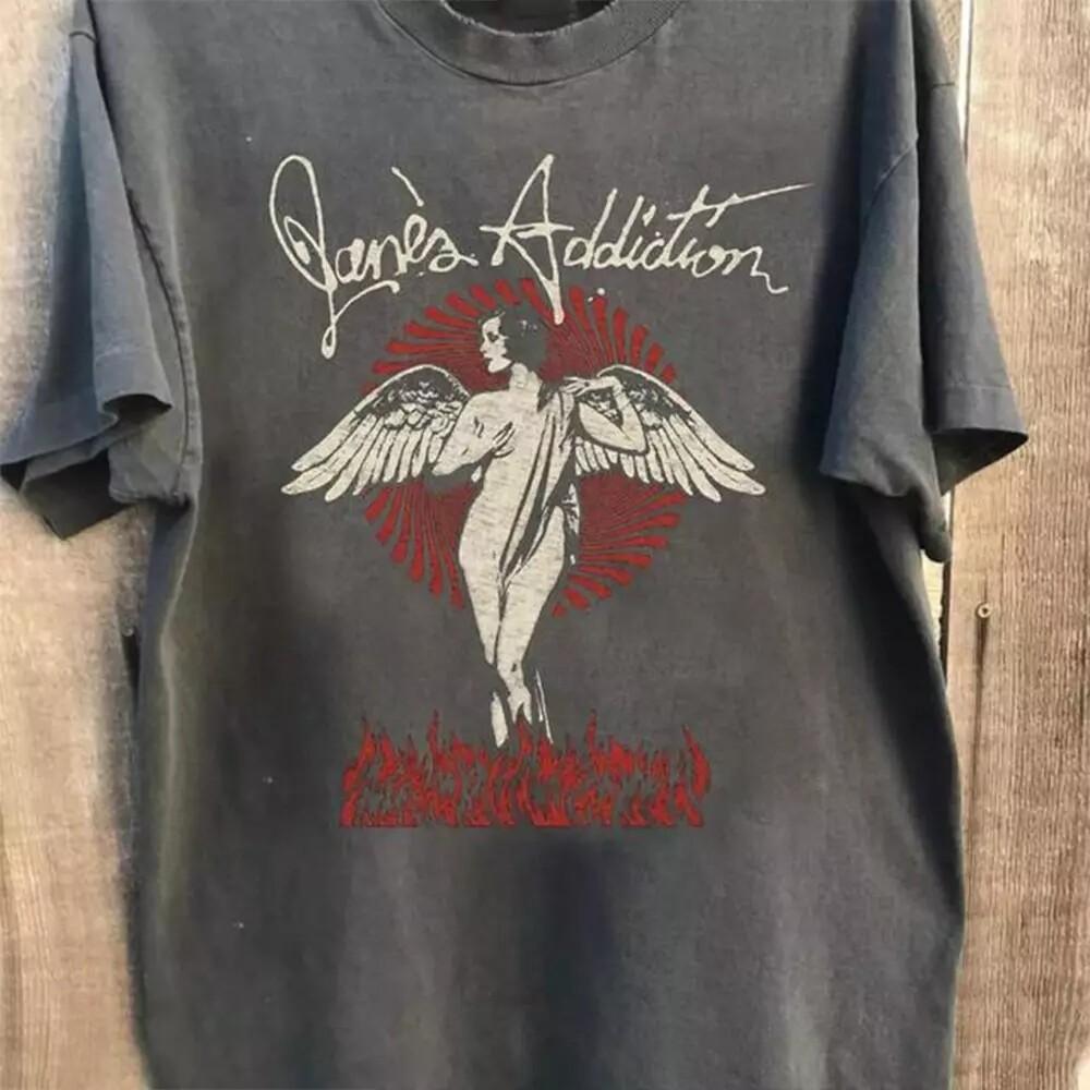 Jane's Addiction Тур 2024 Графика Группы Угольный Унисекс Футболка Репринт S-5XL Унисекс Футболка