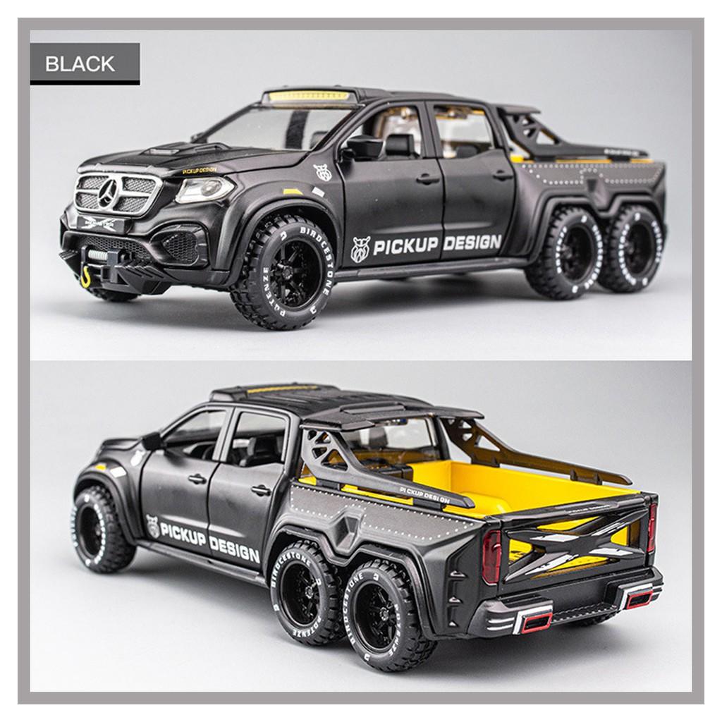 КЛТ 1:28 Бенц X-Class EXY 6x6 Литая модель автомобиля из сплава Игрушки для мальчиков Игрушки для детей Машина для детей Машины Игрушки