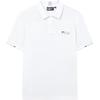 FILA Polo Shirts Men's Standard White Polo Collar Moderate Straight Fit F51M338117AWT