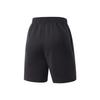 Li Ning Fitness Series Solid Color Mid Waist Elastic Versatile Five Point Sports Shorts Men Shorts Black AKSV433-4