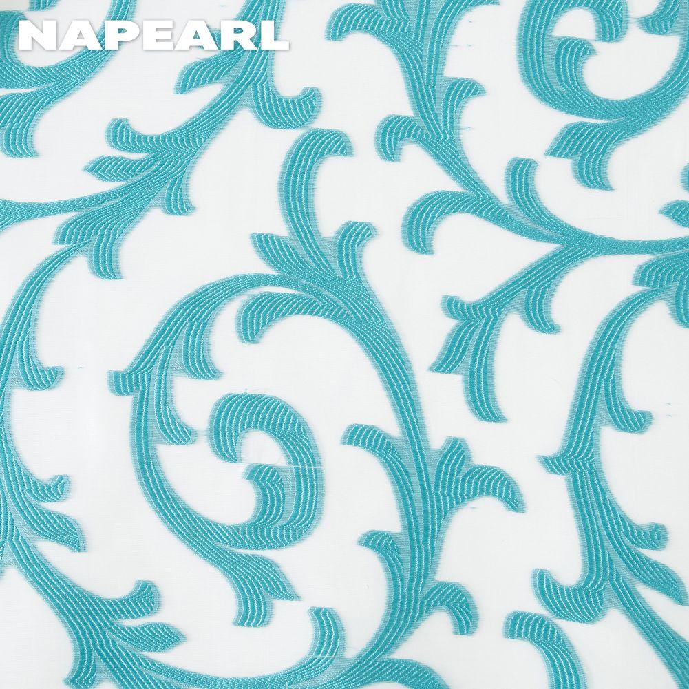 1 шт. NAPEARL жаккардовый романтический занавес на окно, дверь, тюль, занавеска с цветами, тюль, балдахин для дома, свадебная арка, декор, домашний декор