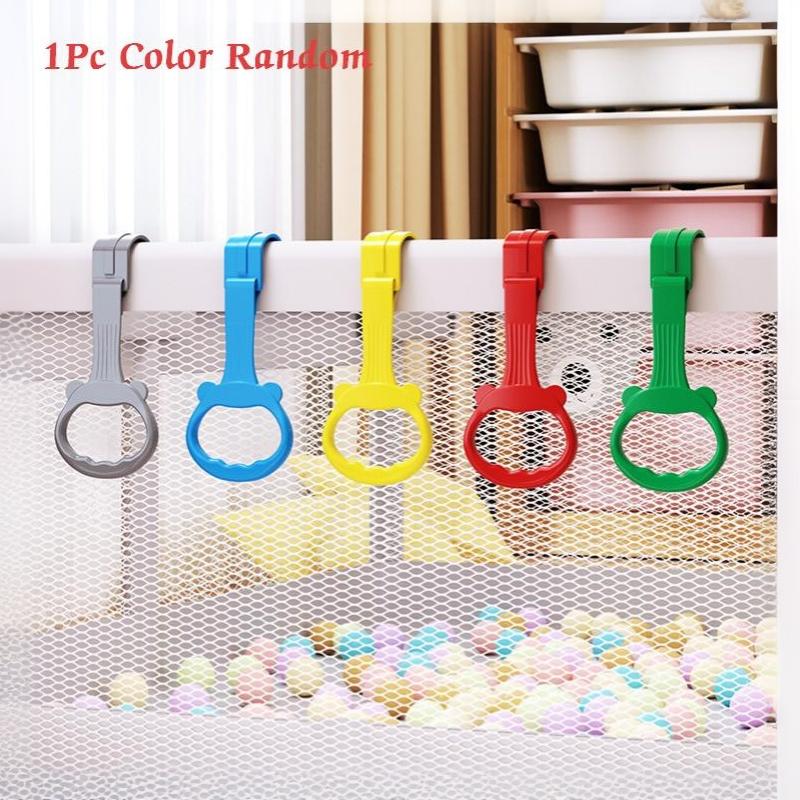 1/2Pcs Baby Playpen Pull Ring Toddler Standing Support Handle Anti Slip Grip For Toddlers Learning To Stand Build Balance