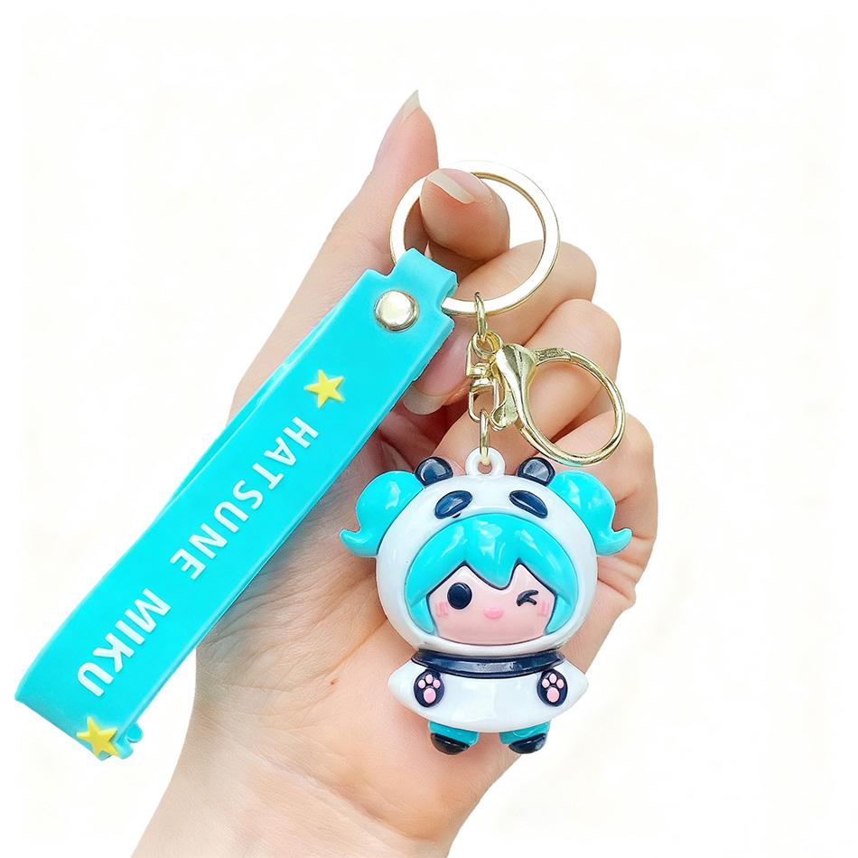 Новый брелок Hatsune Miku Милая девушка Мику Серия «Дождливый день Подвеска для сумки Изысканная подвеска для рюкзака Рождественский подарок для ребенка