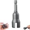 High-carbon Steel Shutter Drill Bit 1/4" Wing Nuts Driver Bit Panels Butterfly Screws Socket