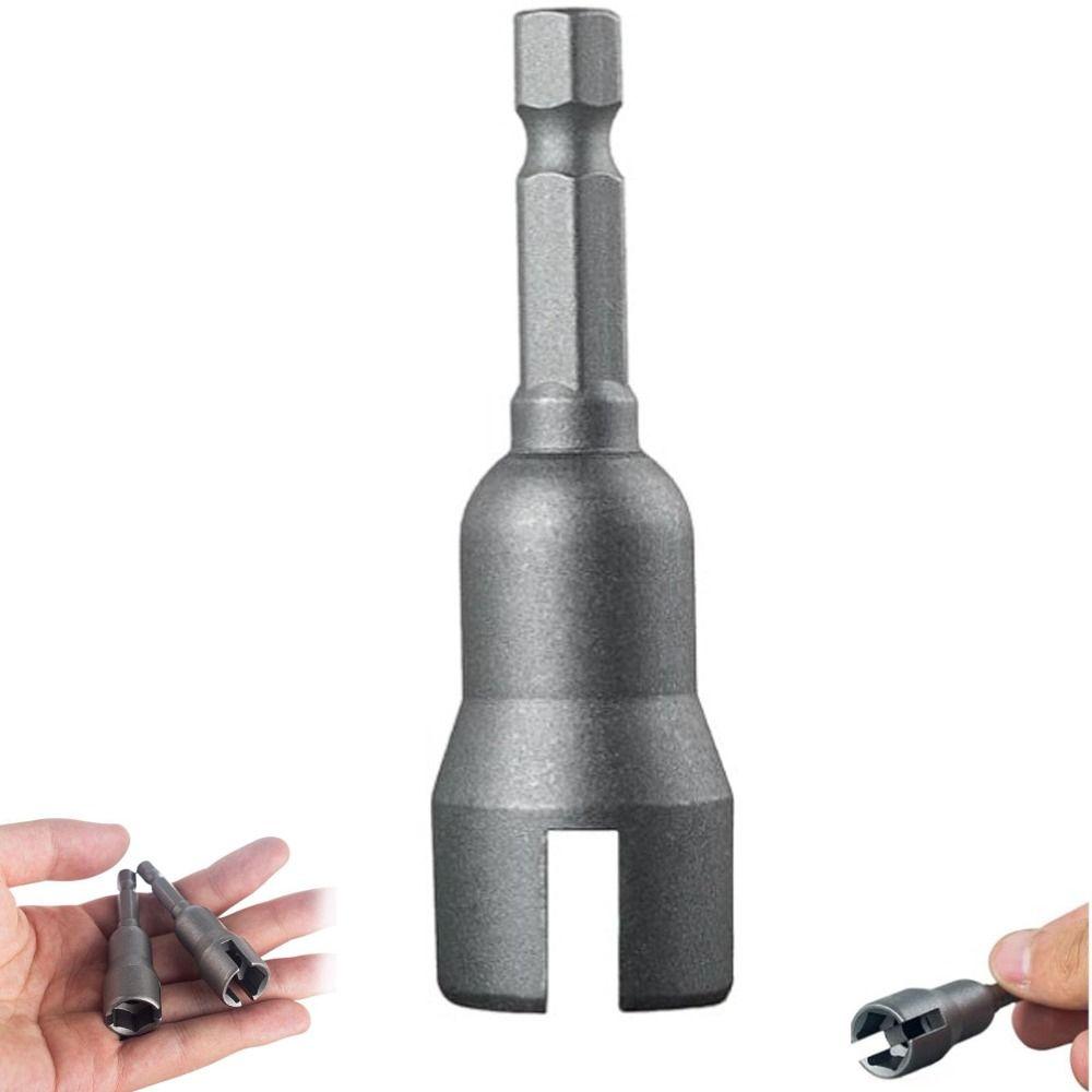 High-carbon Steel Shutter Drill Bit 1/4" Wing Nuts Driver Bit Panels Butterfly Screws Socket