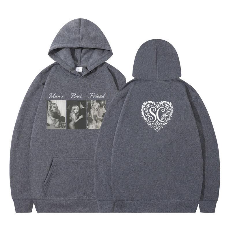 Худи Sabrina Carpenter Best Friend Graphics 2025 Мужское Женское Повседневное Зимнее С Длинными Рукавами Модное Хип-хоп Пуловер Уличная Одежда Топы