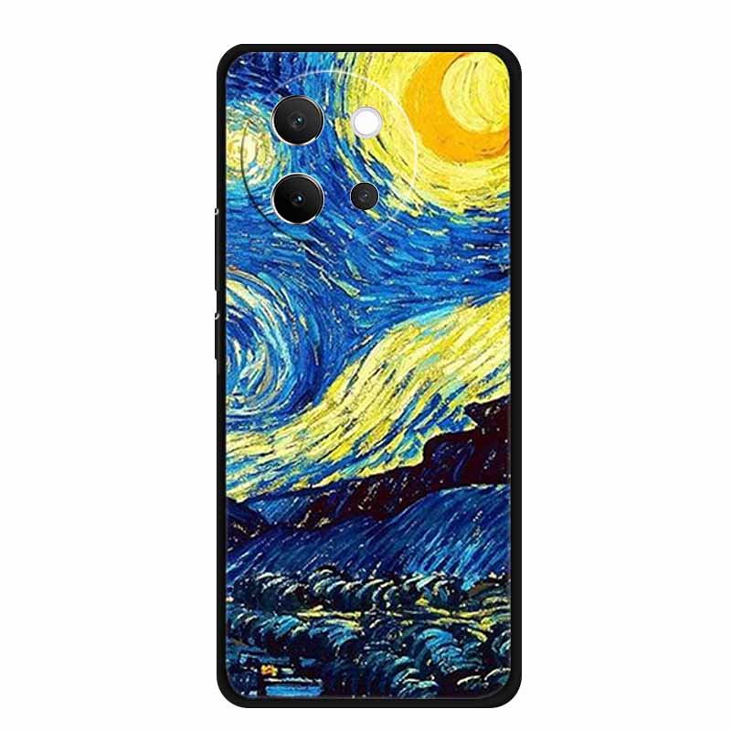 Для Vivo V40 Lite 5G Чехол V 40 lite Чехол для телефона Волк Черный Силиконовый Мягкая Задняя Крышка Для Vivo V30E 5G Чехол V 30 E Сумка 6.78" Корпус