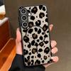 Магнитный чехол из ТПУ для Samsung Galaxy S26 S25 S24 S23 S22 Ultra Plus S25 S24 S23 FE Леопардовый узор Молочная корова Задняя крышка из ПК