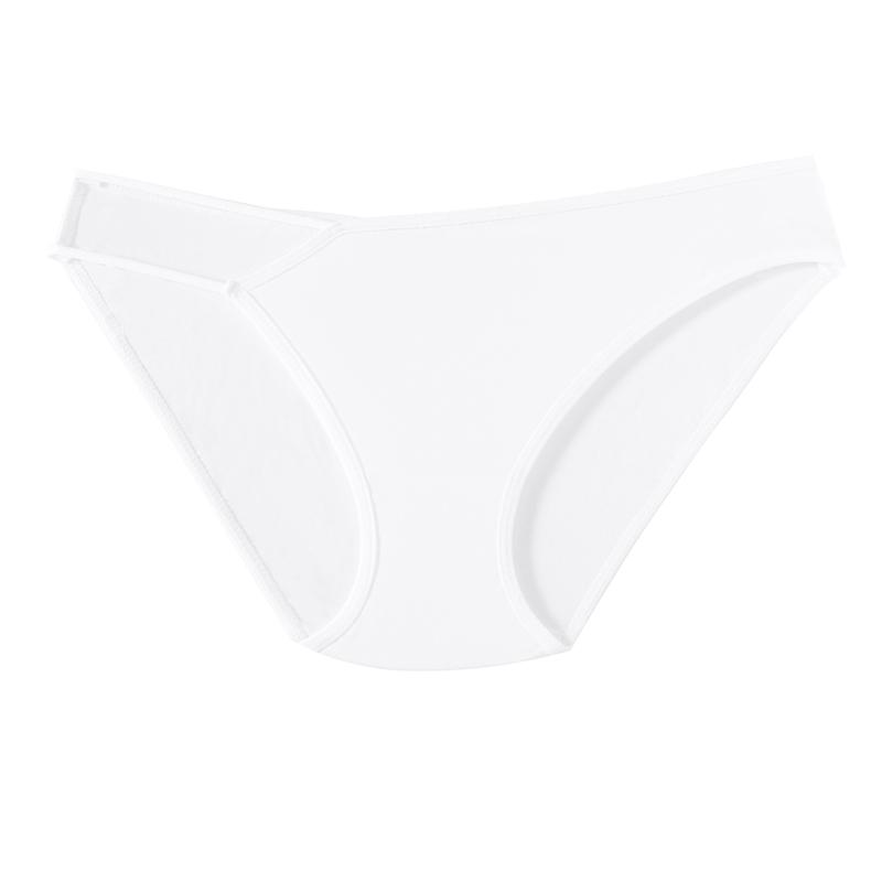 TERMEZY Women Sexy Ice Silk Panties Low-Rise Hollow Out Briefs Asymmetric Slit Underwear Breathable Comfort Intimates Lingerie