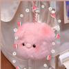 Pink Pig Plush Toy 7cm Key Ring Kawaii Bag Pendant  Girl