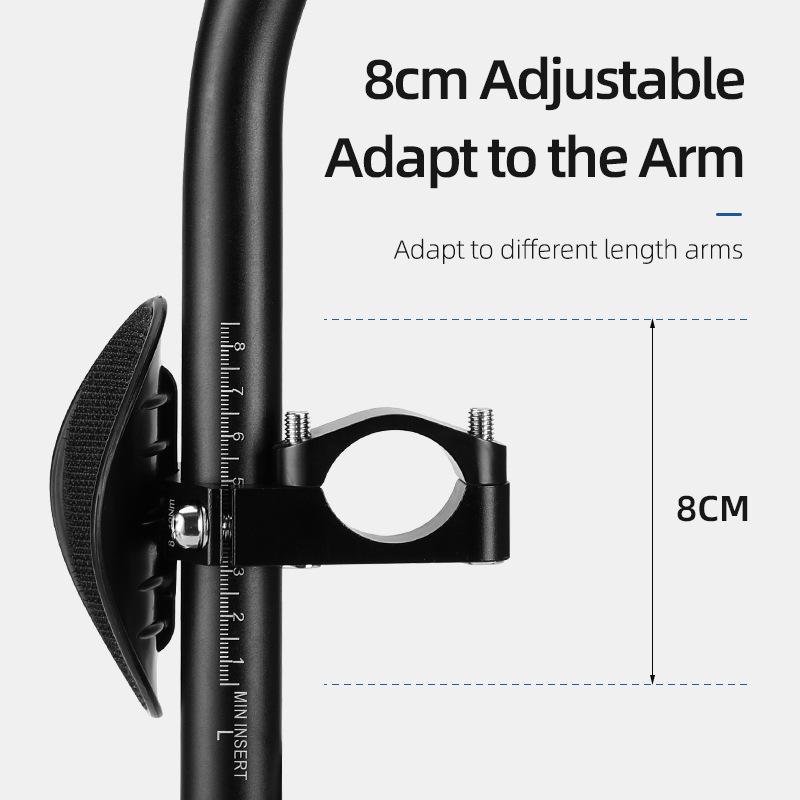 Bicycle Aluminum Rest Handlebar Long Distance Handlebar Road Bike Mountain Bike Rest Handlebar Cycling Split TT Handlebar