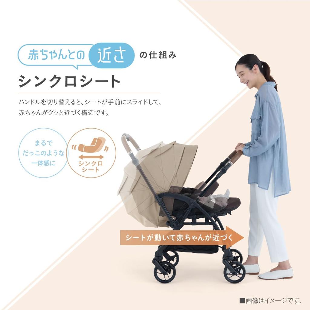 В октябре Коляска Combi A типа White Label Sugokal S Egg Shock JA Hazel Beige От 1 месяца до примерно 36 месяцев Модель с синхросиденьем [Выпущено