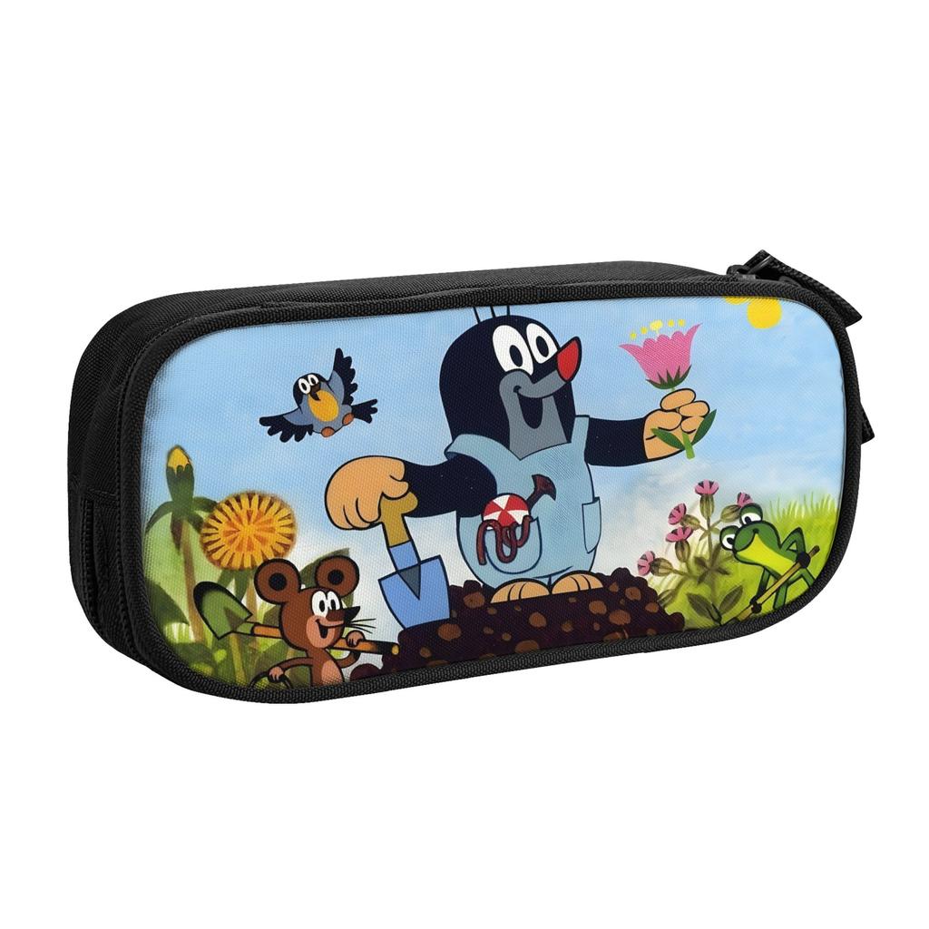 Krtek Krtecek Czech The Little Mole Kawaii Pencil Cases Boys Girls Large Capacity Cartoon Anima Pencil Box School Supplies