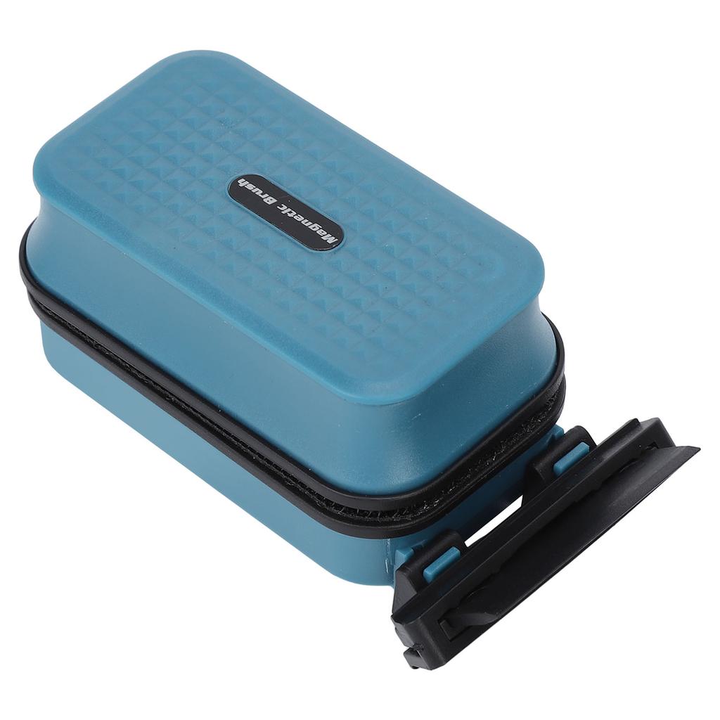 Magnetic Fish Tank Brush Strong Suction Suspended Magnetic Aquarium Cleaner Brush with Algae Scraper for Fish Tank