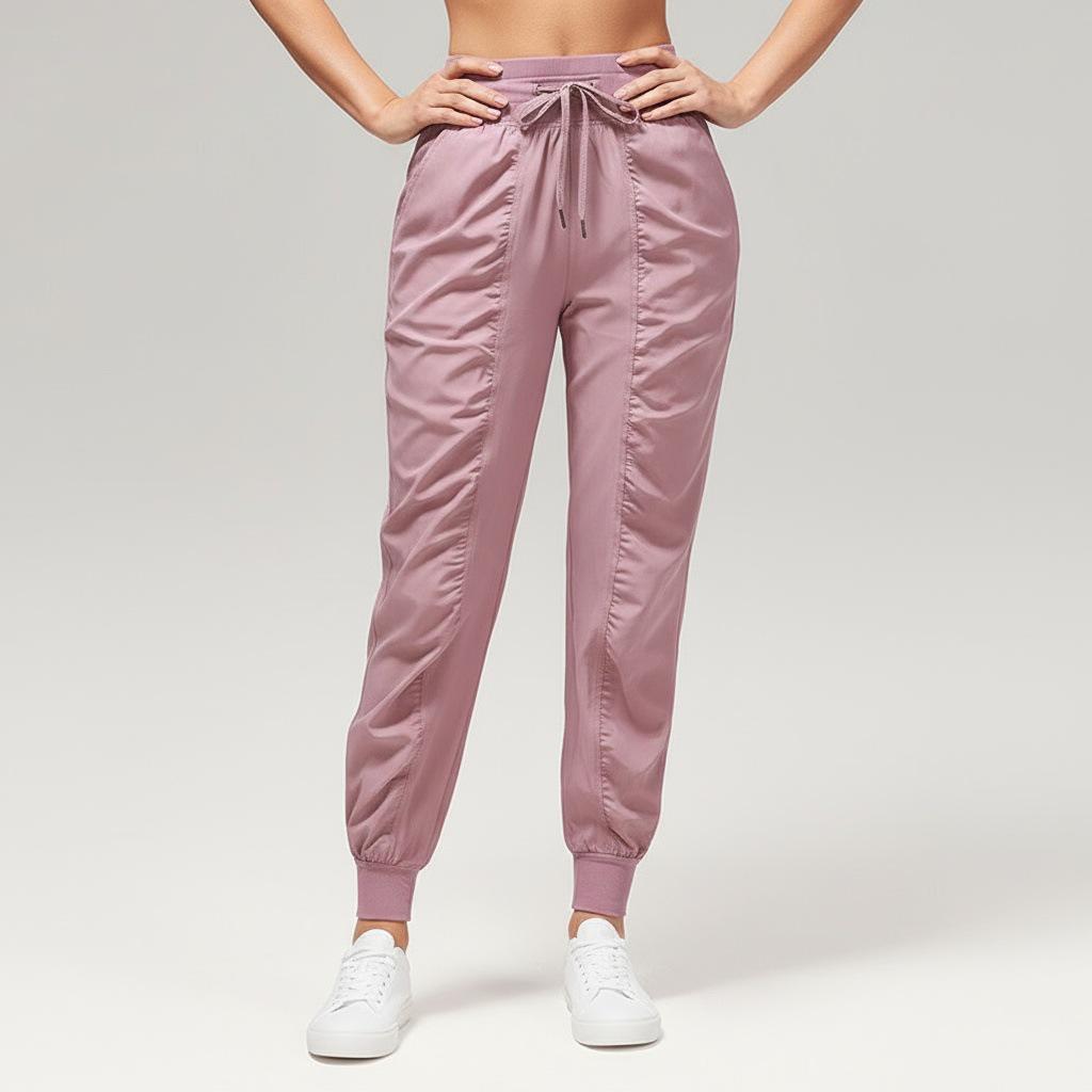 Женские быстросохнущие утягивающие фитнес-штаны гаремы – Свободные, плиссированные, с манжетами, длинные, для бега и повседневной носки