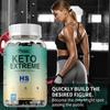 Complex ketogenic extract capsules, containing green tea extract and Garcinia Cambogia extract, suitable for both men and women.
